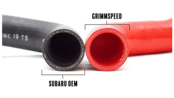 GrimmSpeed 08-14 Subaru WRX / 08-17 Subaru STi / 09-13 Subaru Forester XT Radiator Hose Kit - Black