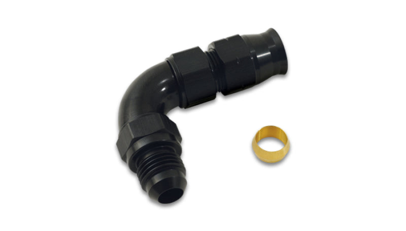 90 Degree Tube to Male AN Adapter, Tube O.D. - 5/16"; AN Size: -6