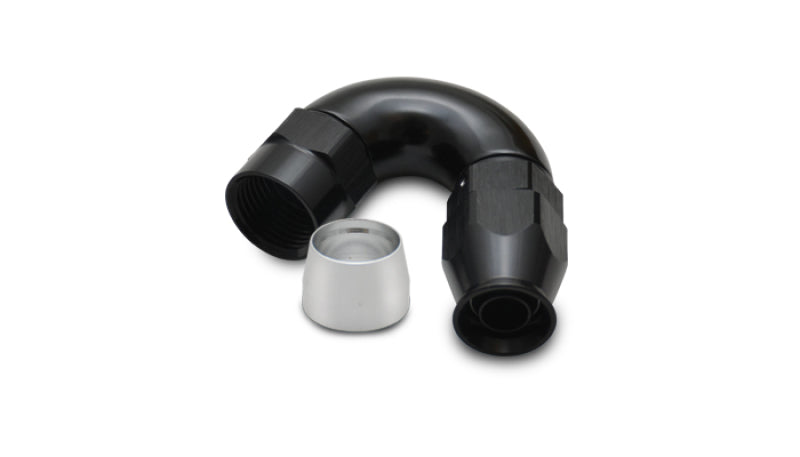 150 Degree High Flow Hose End Fitting for PTFE Lined Hose, -4AN