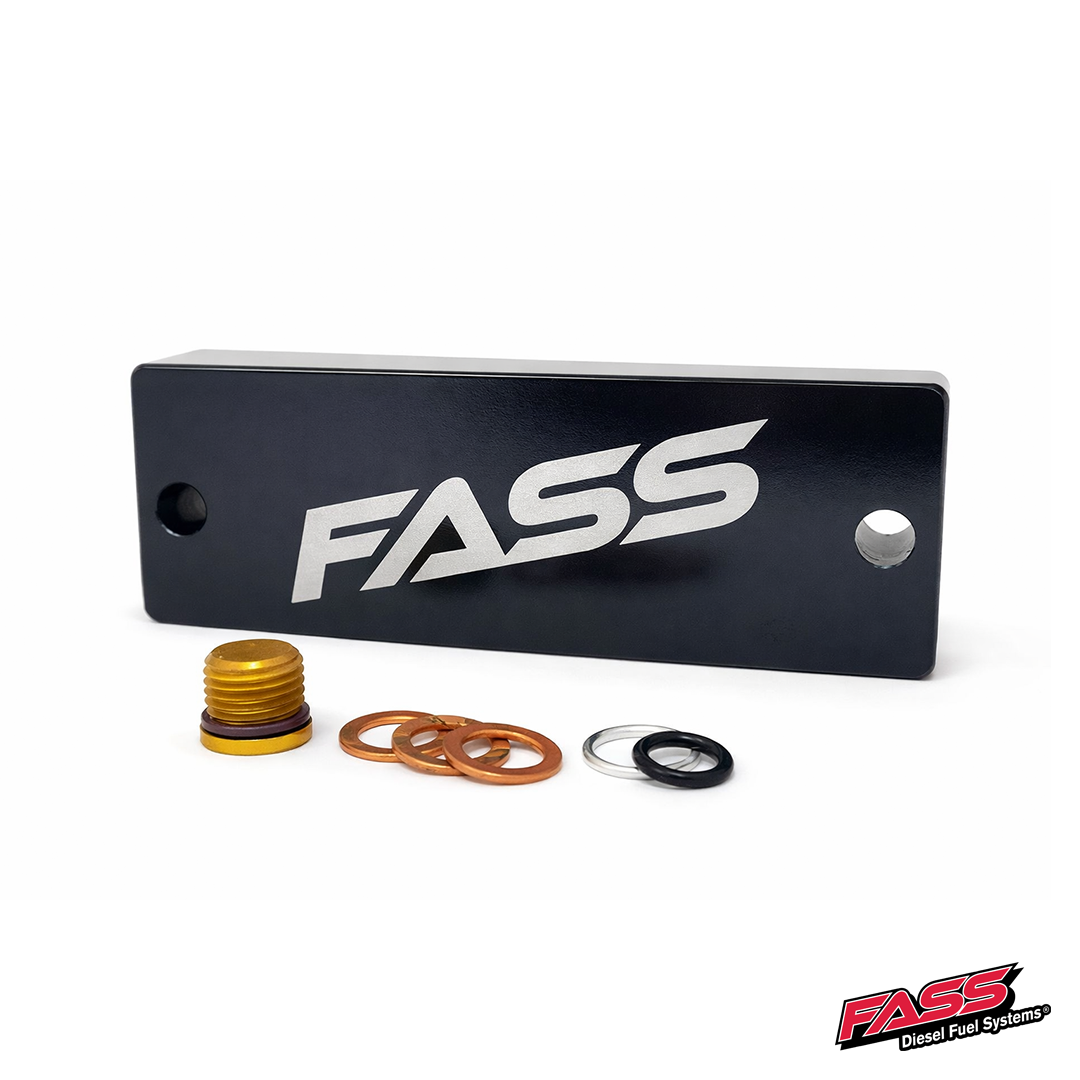 FASS Fuel Systems 19-22 Cummins 6.7L Fuel Filter Housing Delete Kit CFHD-1003K