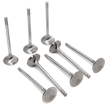 GSC P-D 4G63T Evo 1-9 / 90-98 DSM Chrome Polished Exhaust Valve - 30.5mm Head (STD) - SET 8