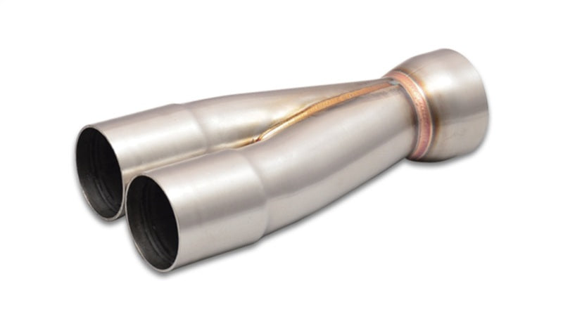 2-1 Merge Collector, 1.75" Inlet I.D. x 2.25" Outlet O.D., 8.00" Overall Length