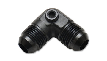 Male AN Flare 90 Degree Union Fitting with 1/8" NPT Port; Size: -6AN