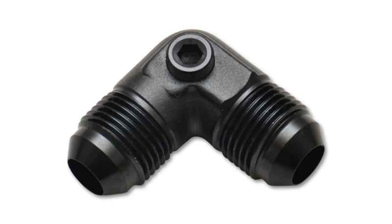 Male AN Flare 90 Degree Union Fitting with 1/8" NPT Port; Size: -8AN