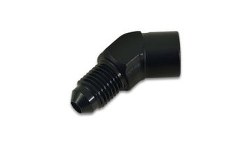 45 Degree Male AN to Female NPT Adapter, AN Size: -4; NPT Size: 1/8"