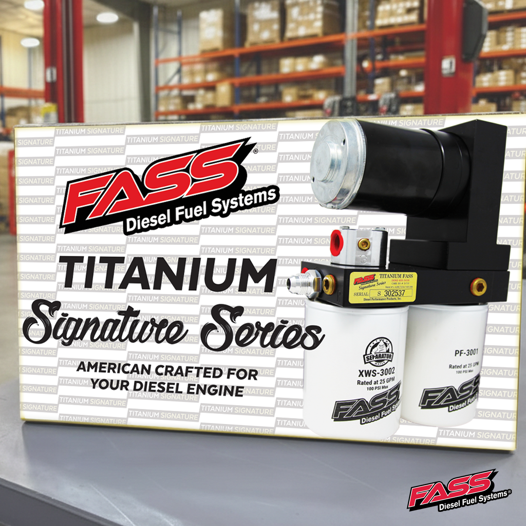 FASS 05-12 Dodge 2500/3500 Cummins 100gph Titanium Series Fuel Air Separation System TS D07 100G