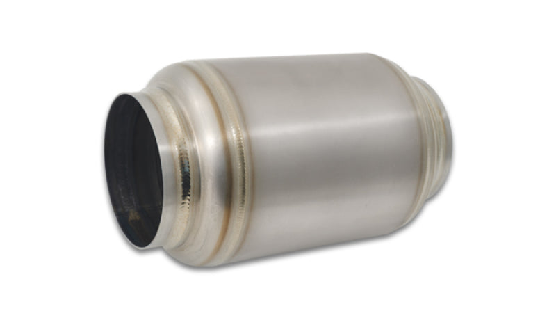 Race Mufflers, Inlet/Outlet I.D: 3.50"; Overall Length: 8"