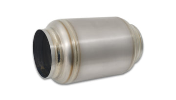Race Mufflers, Inlet/Outlet I.D: 3.50"; Overall Length: 8"