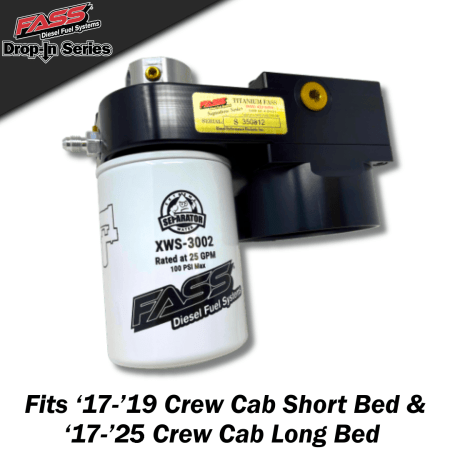 FASS 17-19 Duramax L5P Crew Cab Short Bed / 17-23 Crew Cab Long Bed Drop-In Series Fuel System