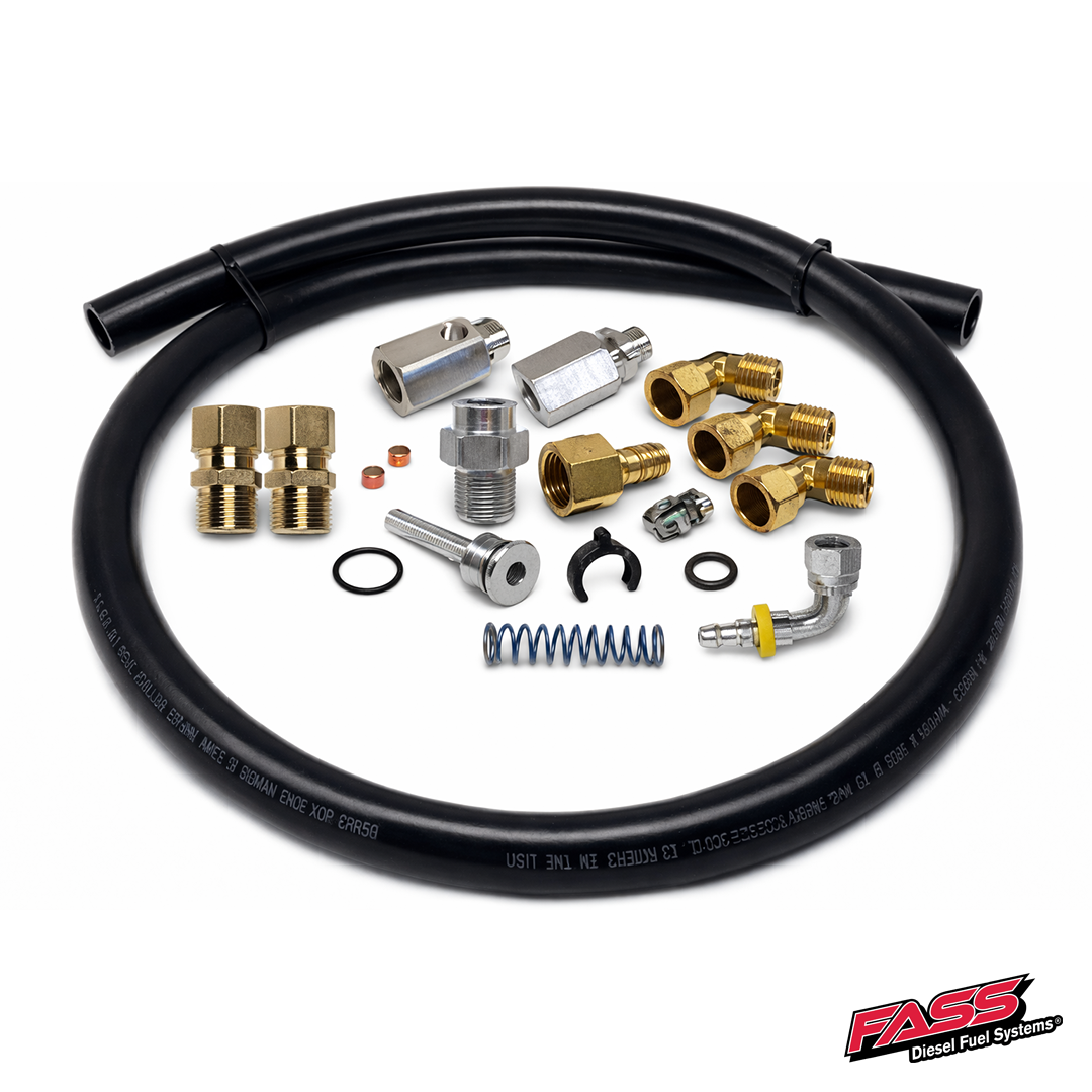 FASS Paccar Fuel Line Adapter Kit - Trucks Without Frame Mounted Water Separator
