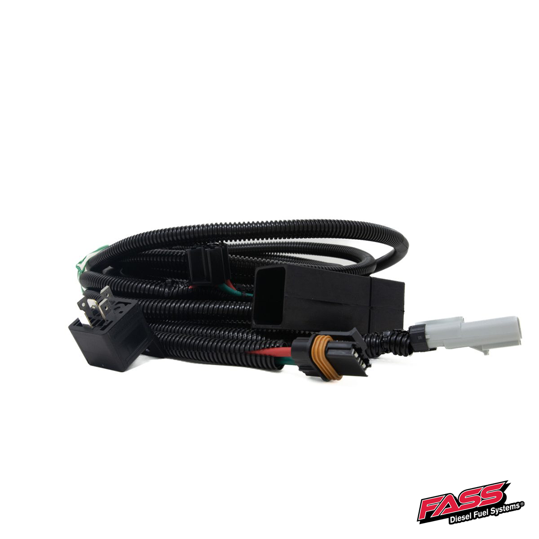 FASS Replacement Wire Harness 10 Gauge Delphi w/ Relay Cover