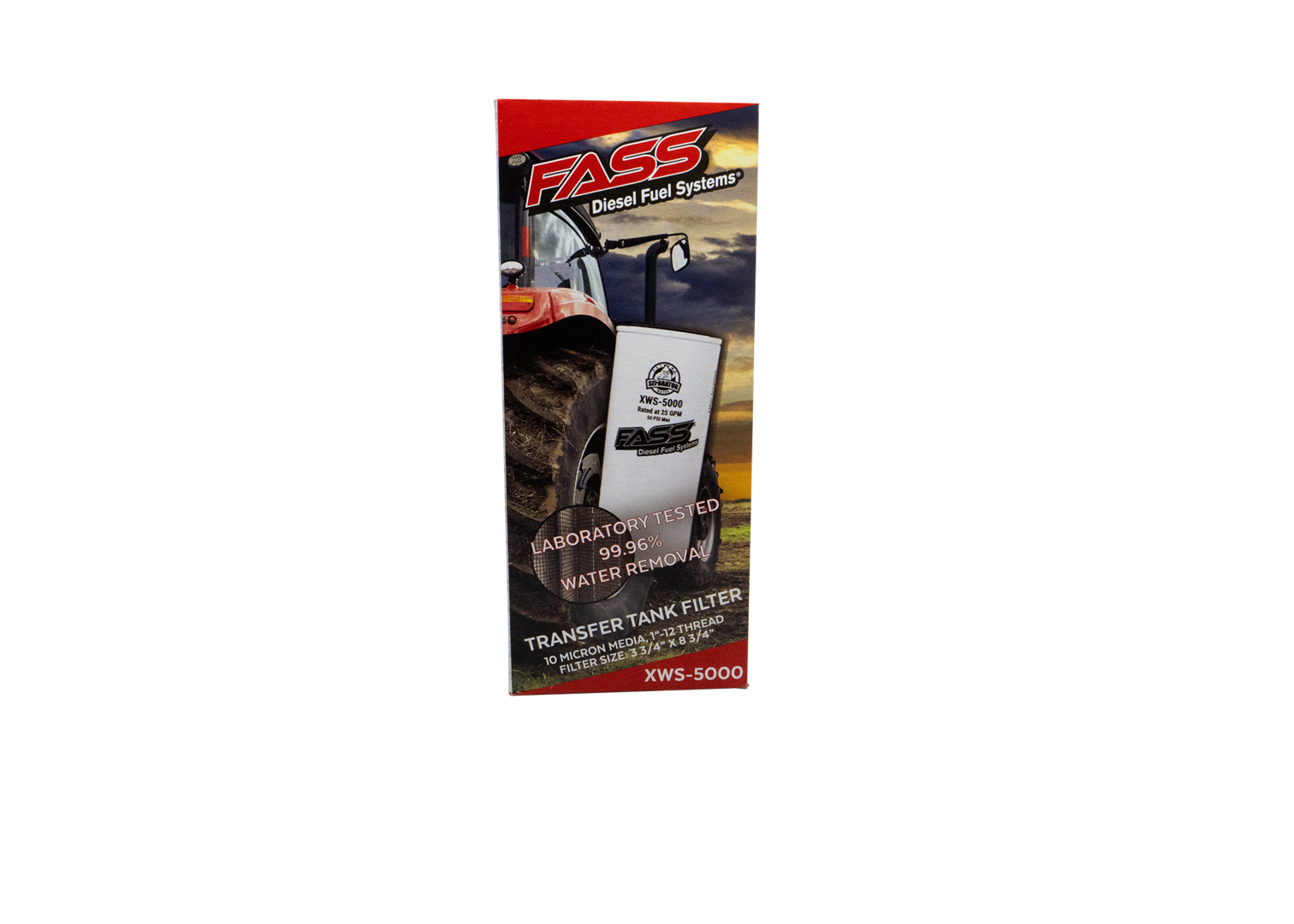 FASS 1-12in Transfer Tank Filter (Extreme Water Separator) XWS-5000