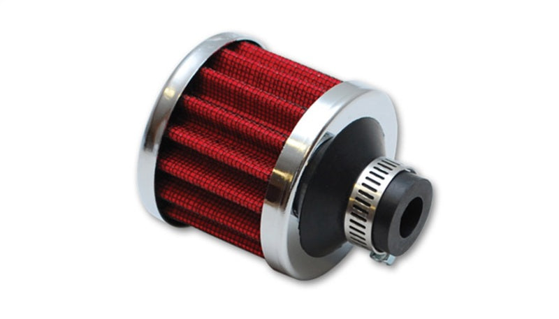 Crankcase Breather Filter w/ Chrome Cap, 1/2" Inlet I.D.