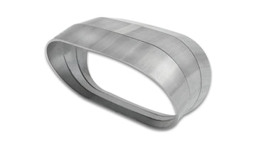 45 Degree Vertical Plane Oval Pie Cuts, Nominal Tube Size: 3"
