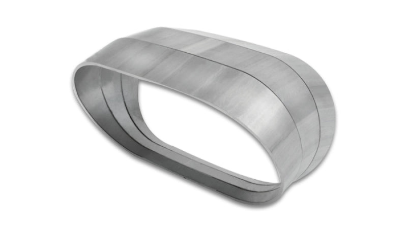 45 Degree Vertical Plane Oval Pie Cuts, Nominal Tube Size: 3.50"