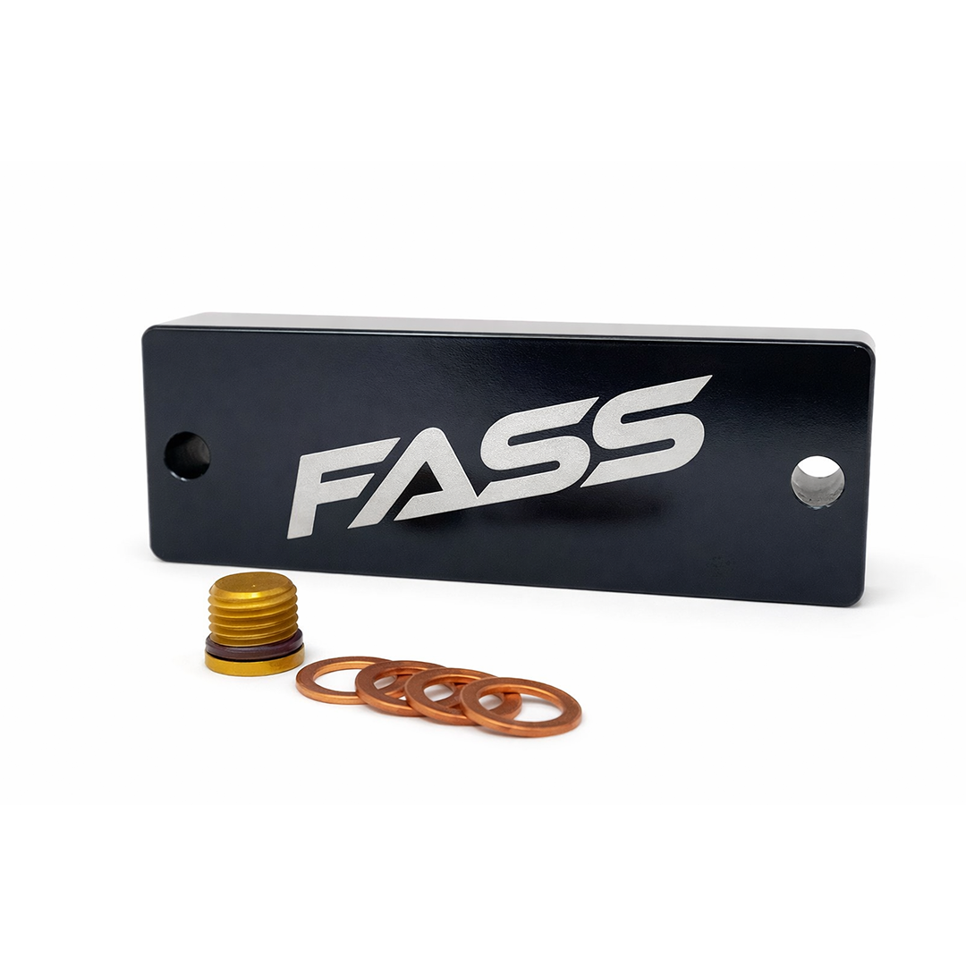FASS Fuel Systems 10-18 Cummins 6.7L Fuel Filter Housing Delete Kit CFHD-1001K