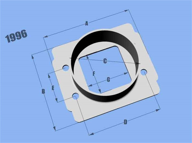 Mass Air Flow Sensor Adapter Plate, for Toyota Applications & Vehicles Equipped with Bosch MAF sensors