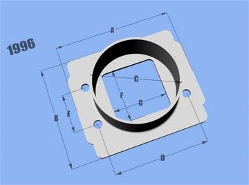 Mass Air Flow Sensor Adapter Plate, for Toyota Applications & Vehicles Equipped with Bosch MAF sensors