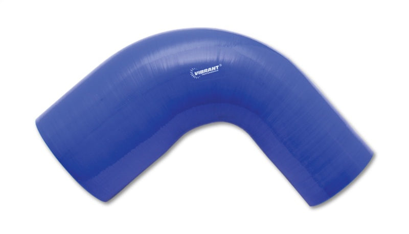 90 Degree Reducer Elbow, 2.50" I.D. x 2.00" I.D x 3.50" Leg Length - Blue