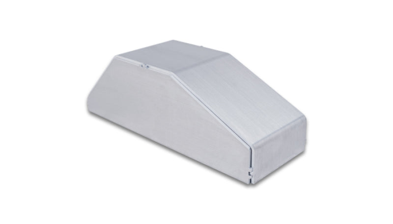 Horizontal Intercooler End tank, 3.50"W x 9.85"L x 3.00" Thick