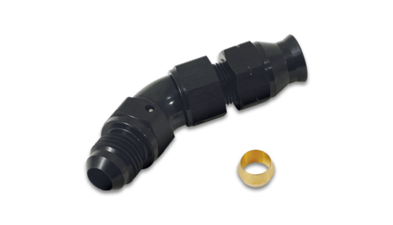 45 Degree Tube to Male AN Adapter, Tube O.D. - 1/2"; AN Size: -8