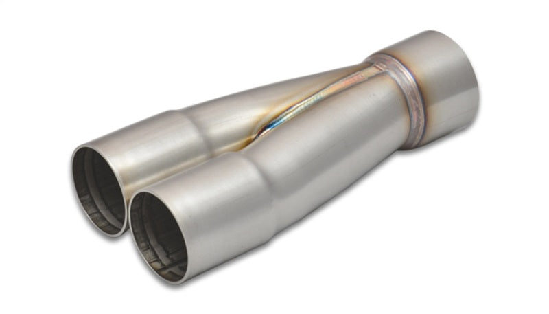 2-1 Merge Collector, 1.75" Inlet I.D. x 2" Outlet O.D., 8.00" Overall Length