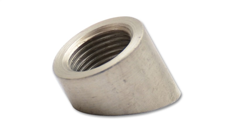 Oxygen Sensor Weld Bung; 30 Degree Angled; M18 x 1.5 Female Thread; 5 bungs / bag