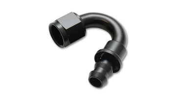Push-On 150 Degree Hose End Elbow Fitting:  Size: -6AN