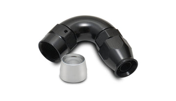120 Degree High Flow Hose End Fitting for PTFE Lined Hose, -4AN