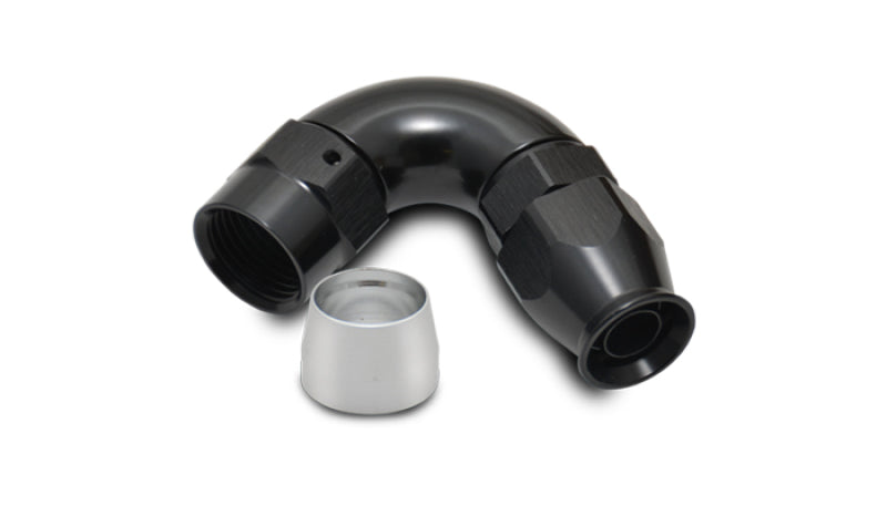 120 Degree High Flow Hose End Fitting for PTFE Lined Hose, -12AN