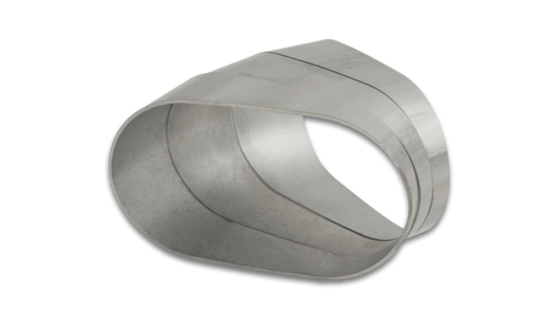 45 Degree Horizontal Plane Oval Pie Cuts, Nominal Tube Size: 4"