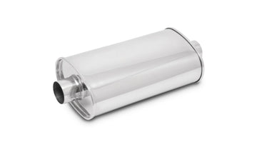 STREETPOWER Oval Muffler, 2.00" inlet/outlet (Center-Center)