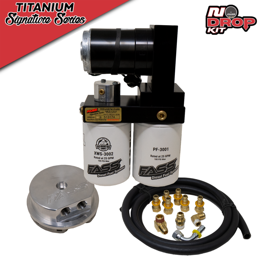 FASS 05-18 / 21-23 Dodge Cummins 2500/3500 165gph No Drop Titanium Fuel System