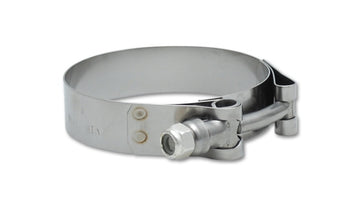 Stainless Steel T-Bolt Clamps (Pack of 2) - Clamp Range: 1.26"-1.47"