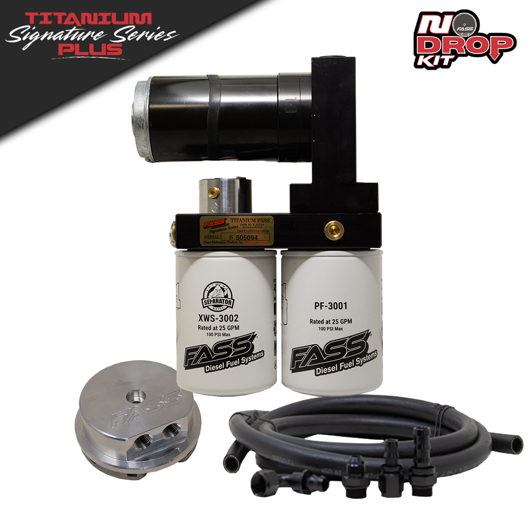 FASS 01-16 Chevy Duramax 290gph No Drop Titanium Plus Fuel System