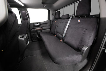 Covercraft 19-24 Chevrolet Silverado Carhartt Super Dux SeatSaverFront Row Seat Covers - Blk