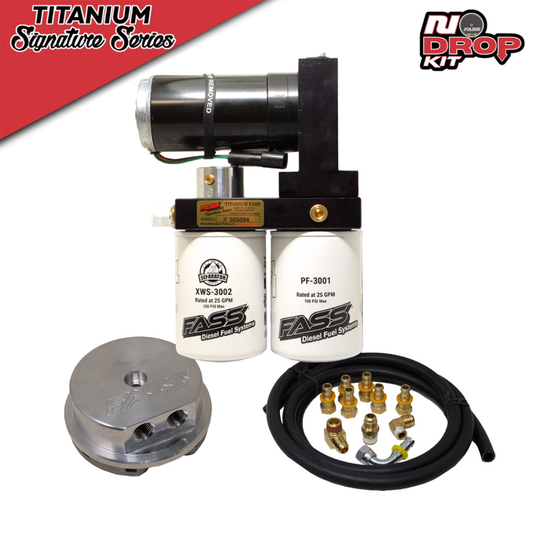 FASS 99-07 Ford Powerstroke F250/F350 290gph No Drop Titanium Fuel System