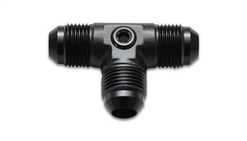 Male AN Flare Tee Fitting with 1/8" NPT Port; Size: -8AN