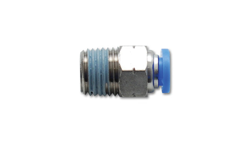 Male Straight Fitting, for 3/8" O.D. Tubing (3/8" NPT Thread)