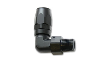 Male Hose End Fitting, 90 Degree;  Size: -8AN;  Pipe Thread:  3/8" NPT