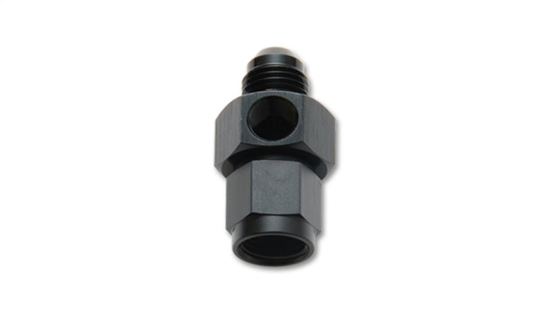 Female AN to Male AN Flare Union Adapter with 1/8" NPT Port; Size: -10AN