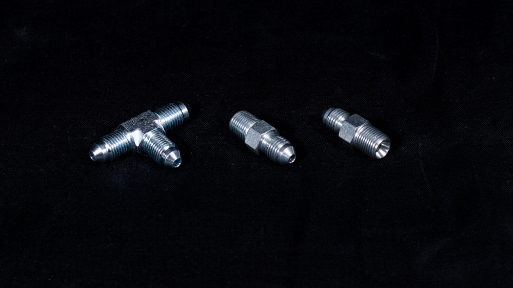 S550 Dual caliper line kit for standard Sikky Hydraulic hand brakes (for wilwood Brake Caliper Threads)