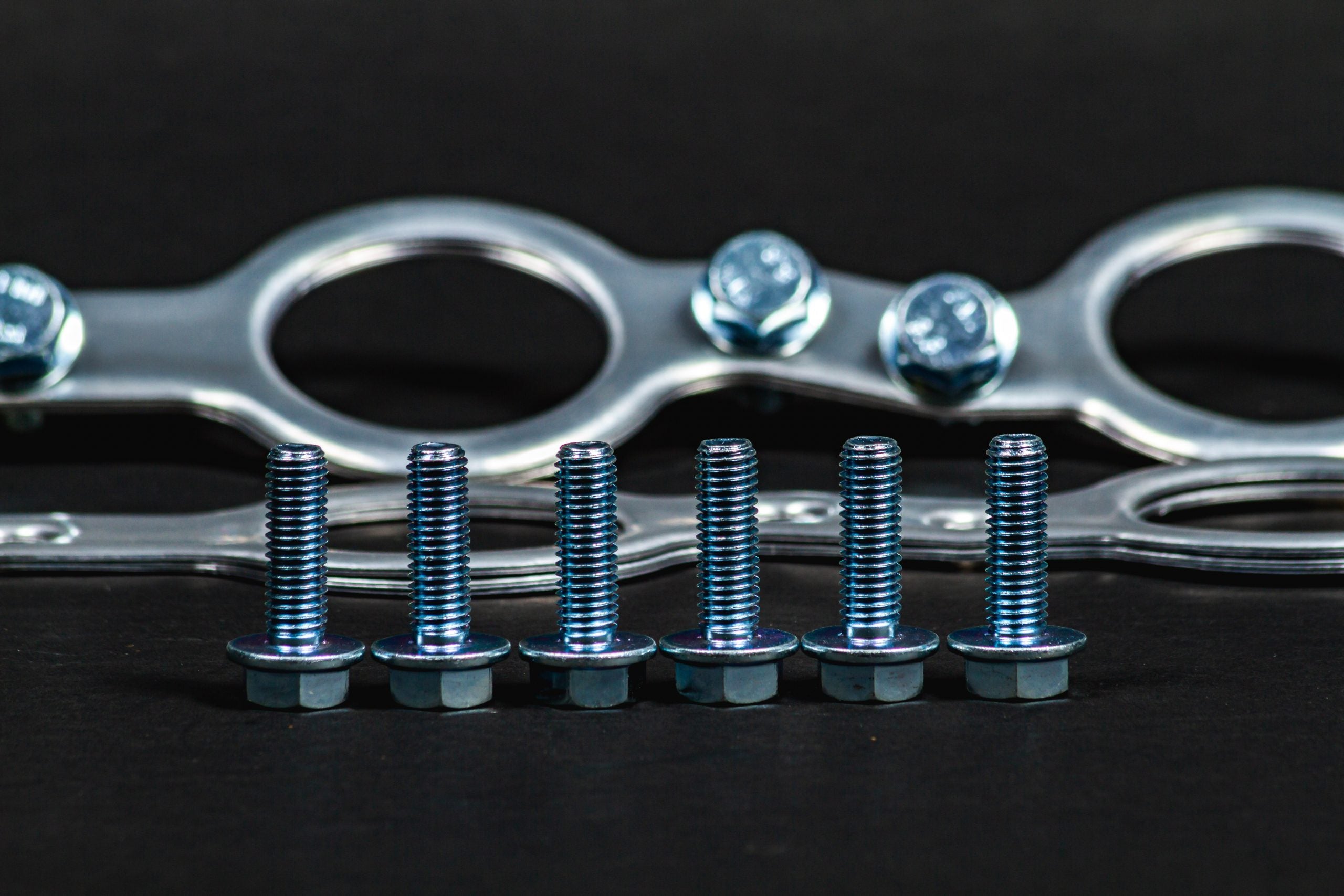 Sikky LS Header Flange Gasket Set Includes: 2 Multi Layer Gaskets and 12 Bolts