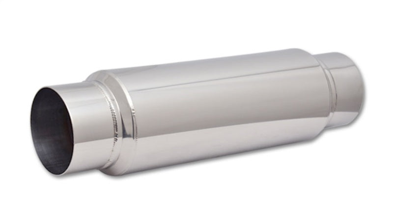 Large Diameter Bottle Style Resonator, 4" inlet/outlet x 18" long