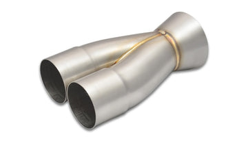 2-1 Merge Collector, 2.5" Inlet I.D. x 3.5" Outlet O.D., 8.60" Overall Length