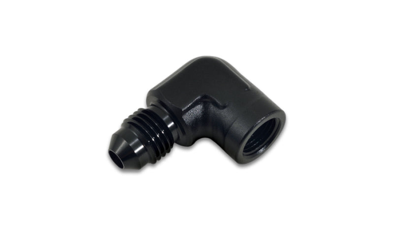 90 Degree Male AN to Female NPT Adapter, AN Size: -4; NPT Size: 1/8"