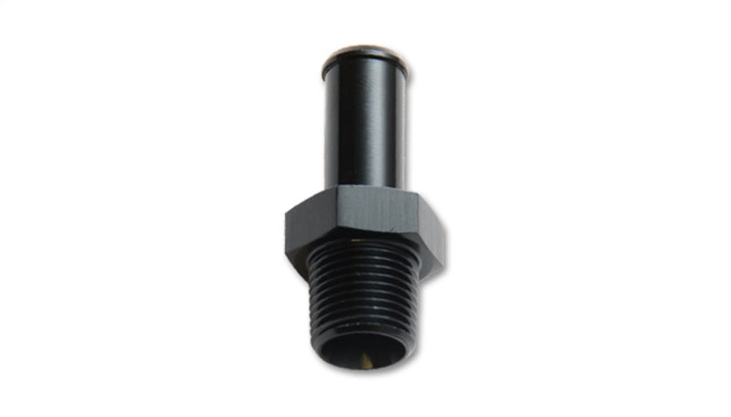 Male NPT to Hose Barb Straight Adapter Fitting; NPT Size: 1/8";  Hose Size: 1/4"