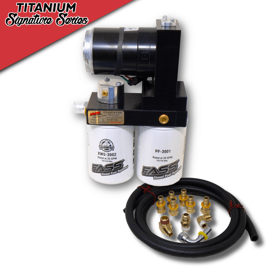 FASS 14-18 Dodge Ecodiesel 110gph Titanium Signature Series Fuel Air Separation System TS D11 110G