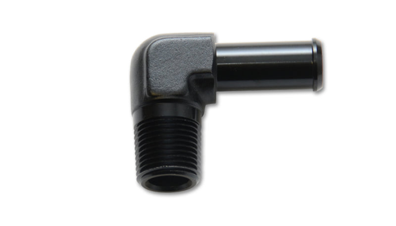 Male NPT to Hose Barb Adapter, 90 Degree; NPT Size: 1/2" Hose Size: 1/2"