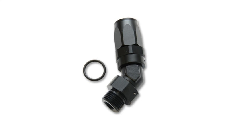 Male Hose End Fitting, 45 Degree; Size: -10AN; Thread: (8) 3/4"-16